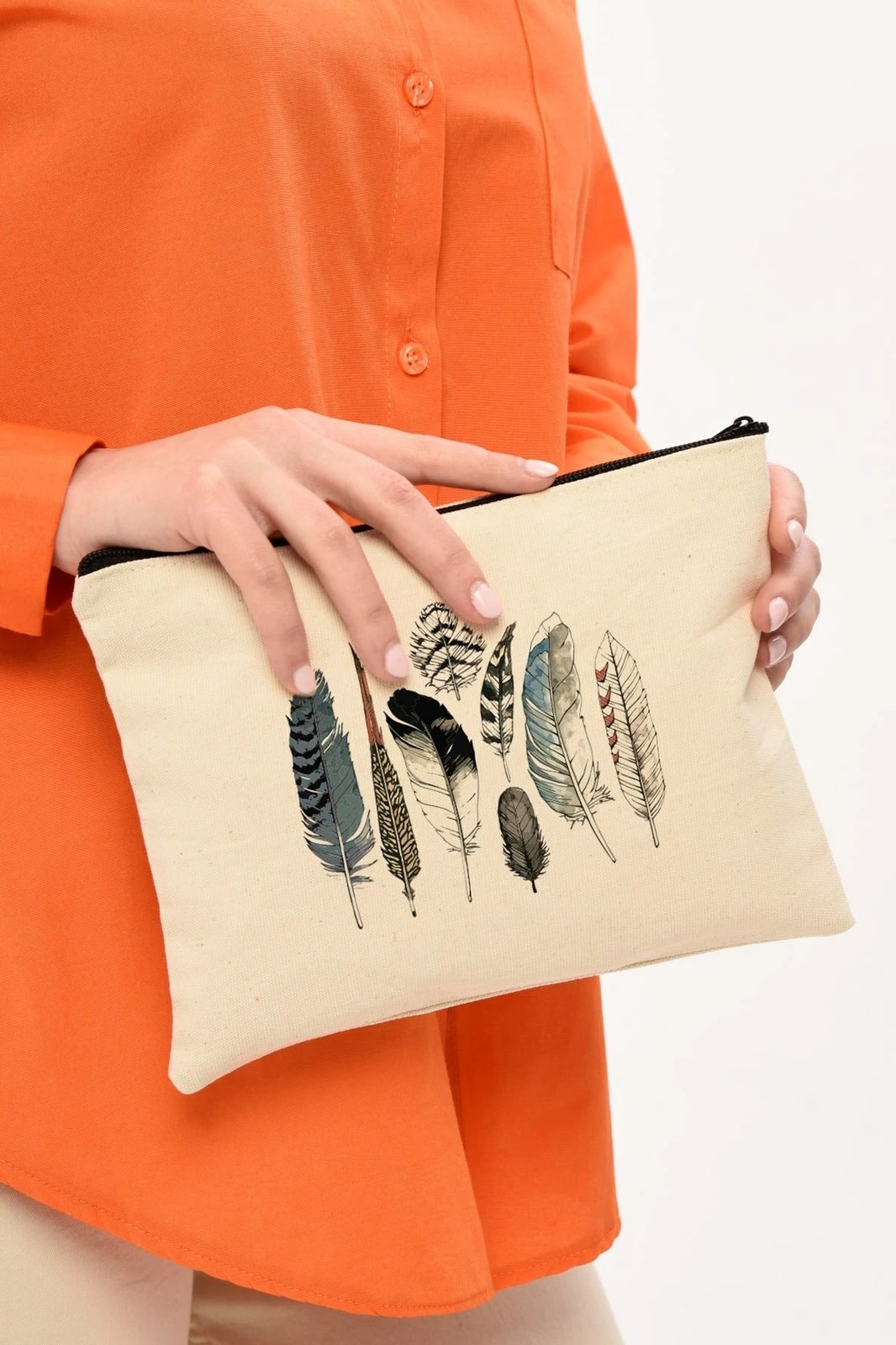 Çantë grimi Zoozie Bags, krem, 25x18cm, 0720