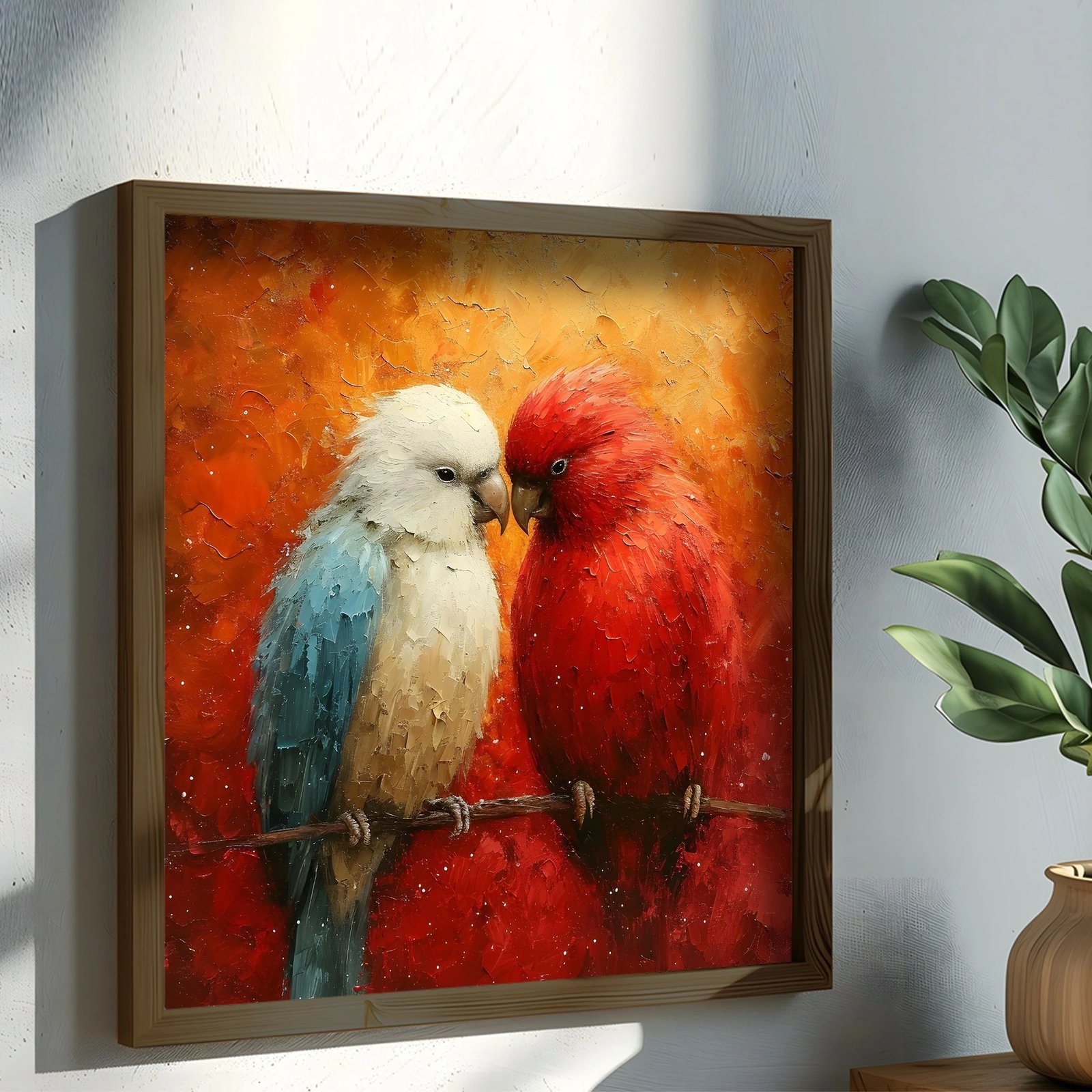 Pikturë dekorative me kornizë MDF, Wallity, AI064, shumëngjyrëshe, 50x50x3.5cm