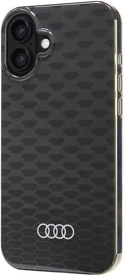 Mbështjellës Audi IML Stitching Pattern MagSafe për iPhone 16 Plus 6.7", i zi