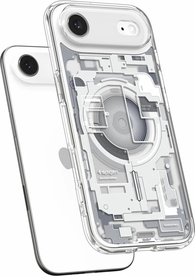 Mbështjellës Spigen Ultra Hybrid MagSafe për iPhone 17 Air, i bardhë