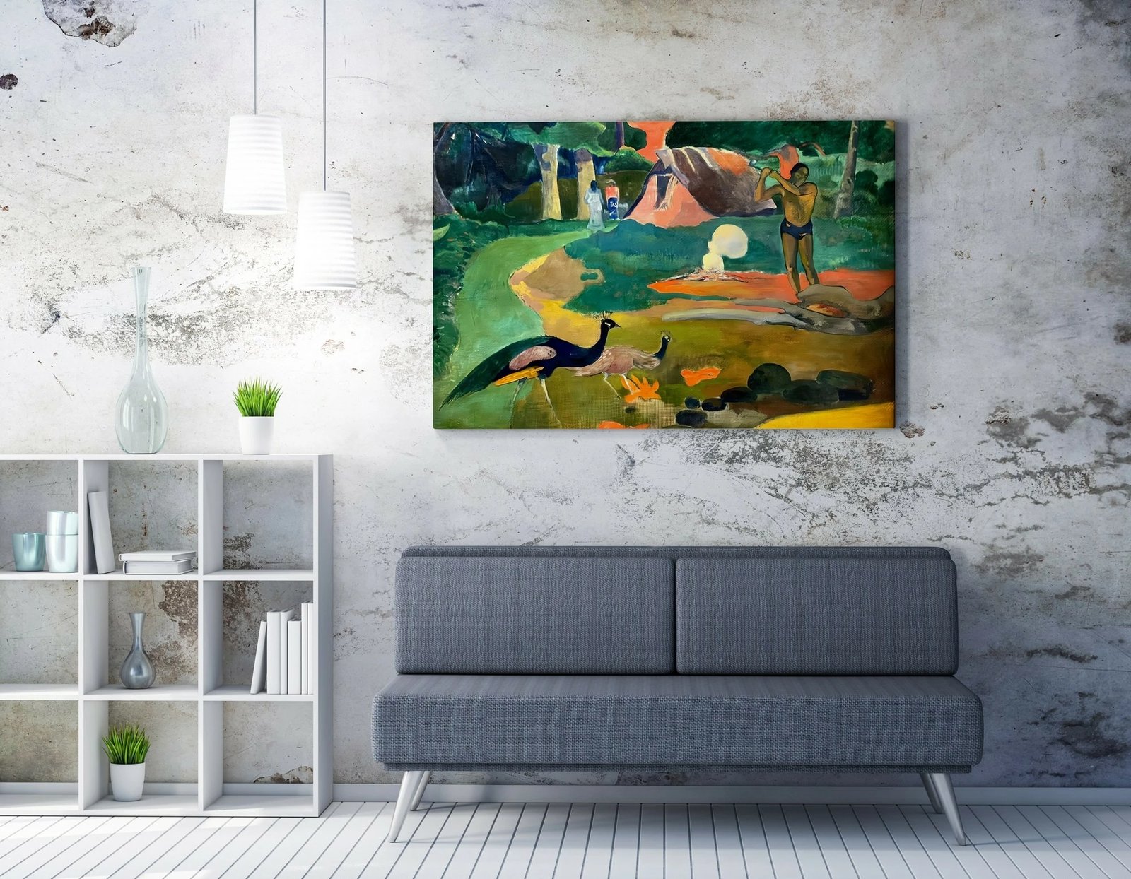 Pikturë dekorative në kanavacë me kornizë, shumëngjyrëshe, WY295, 50x70cm