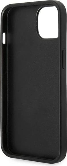 Mbështjellës Karl Lagerfeld KLHCP14MG2ELK për iPhone 14 Plus 6.7", Glitter Plaque Logo, i zi