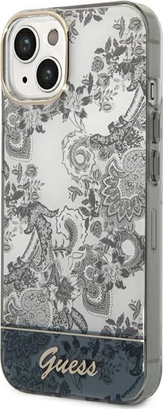 Mbështjellës Guess Porcelain Collection për iPhone 14 Plus 6.7", Gri Mbështjellës Guess Porcelain Collection për iPhone 14 Plus 6.7", Gri