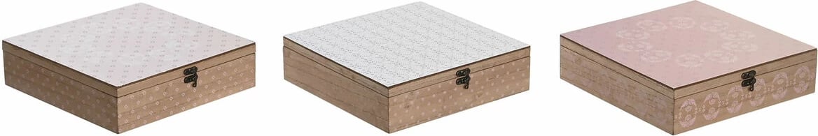 Kuti për infuzione DKD Home Decor, 3 copë