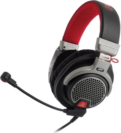 Kufje gaming audio-technica ATH-PDG1a, 3.5mm, e zezë/kuqe