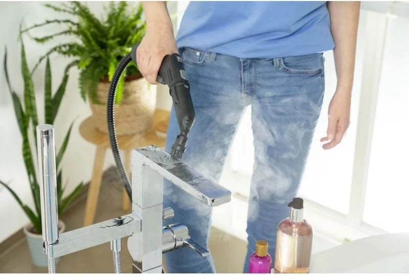 Pastrues me avull, Kärcher, SC 3 Deluxe (1.513-430.0), ngrohje 30 s, depo uji e rimbushshme, 3 kg, bardh e zi