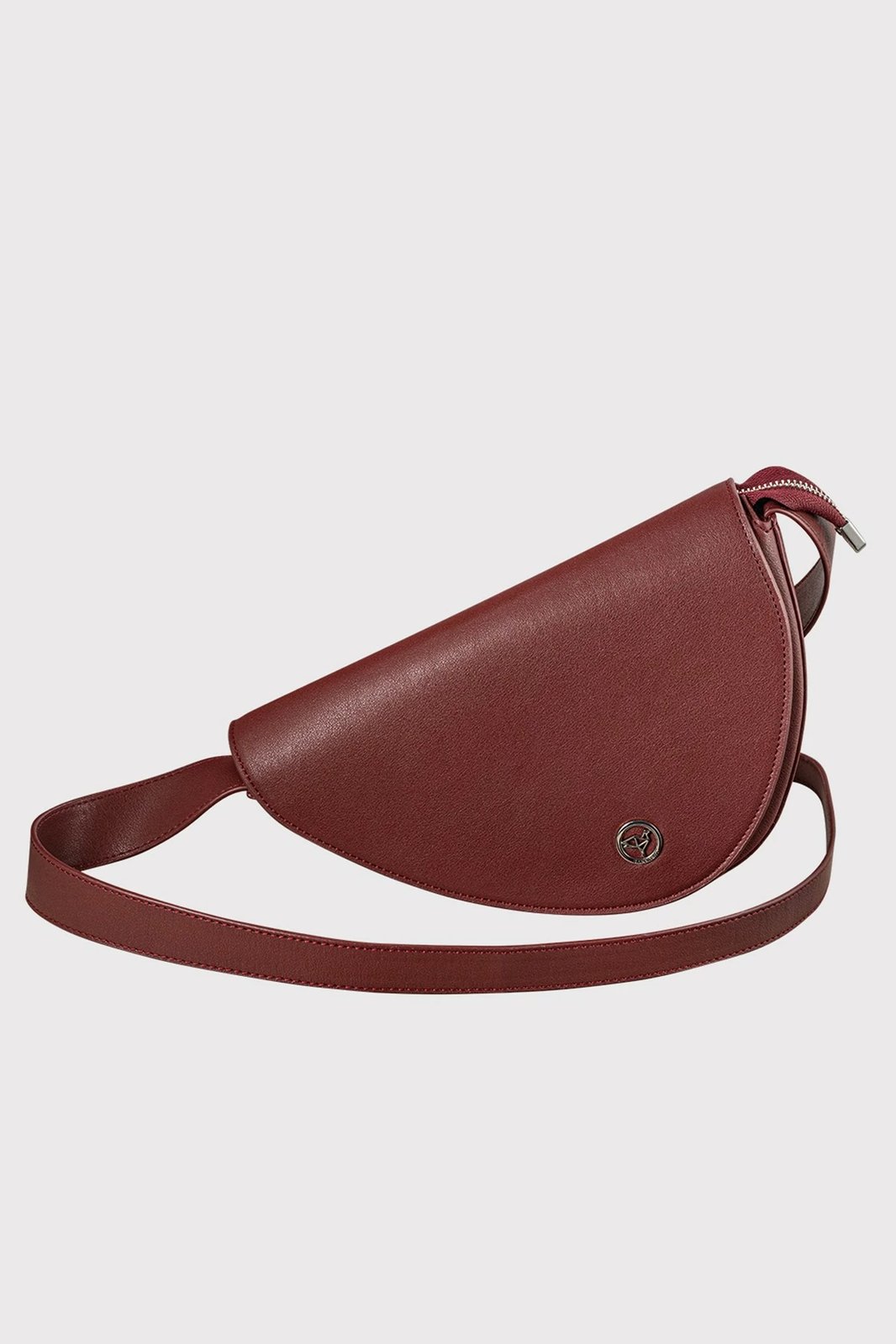 Çantë shpatullë, ngjyrë burgundy, Zoozie Bags, Doha
