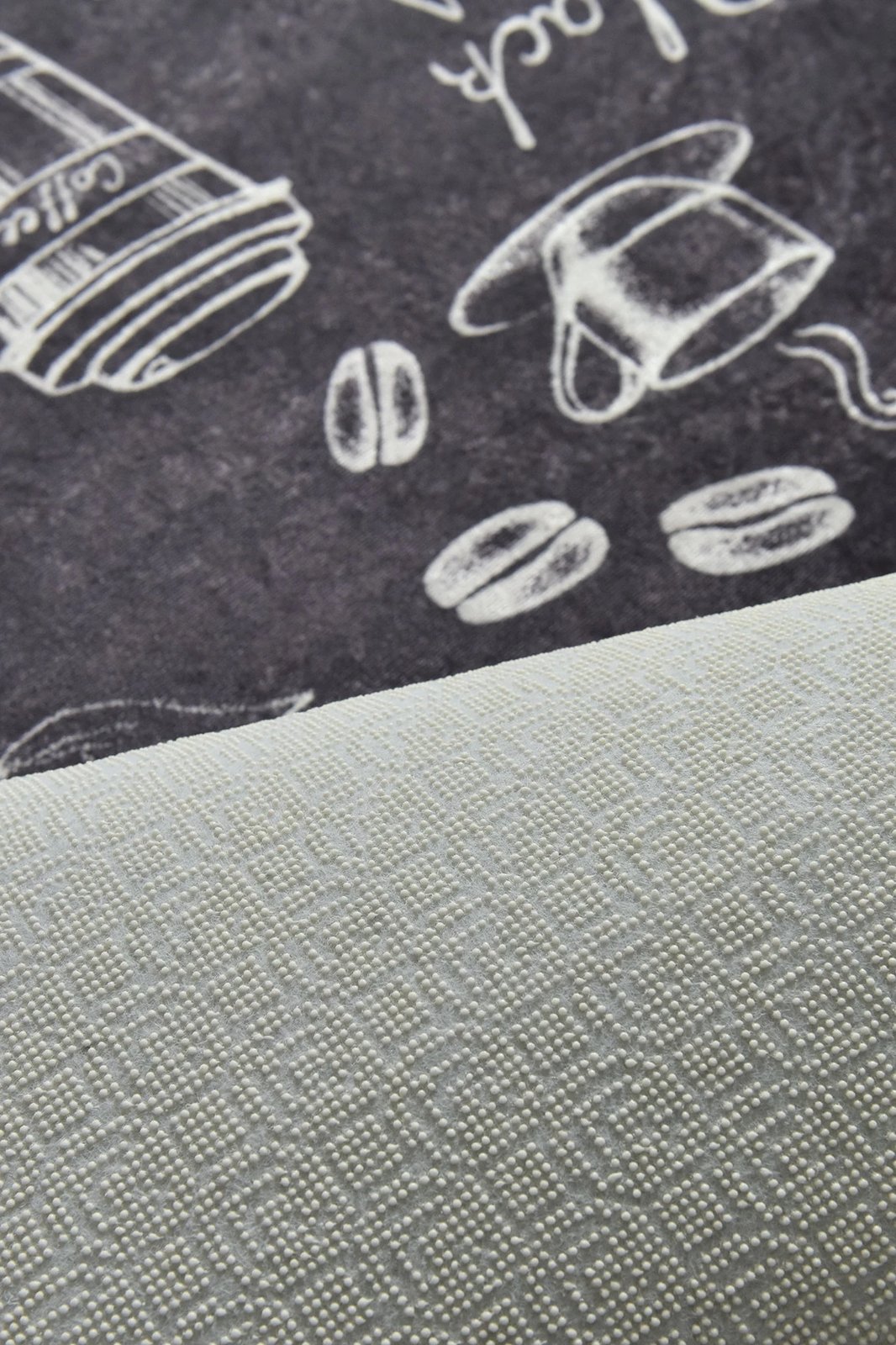 Qilim për korridor, 60x140cm, Conceptum Hypnose, kapuçino - e zezë