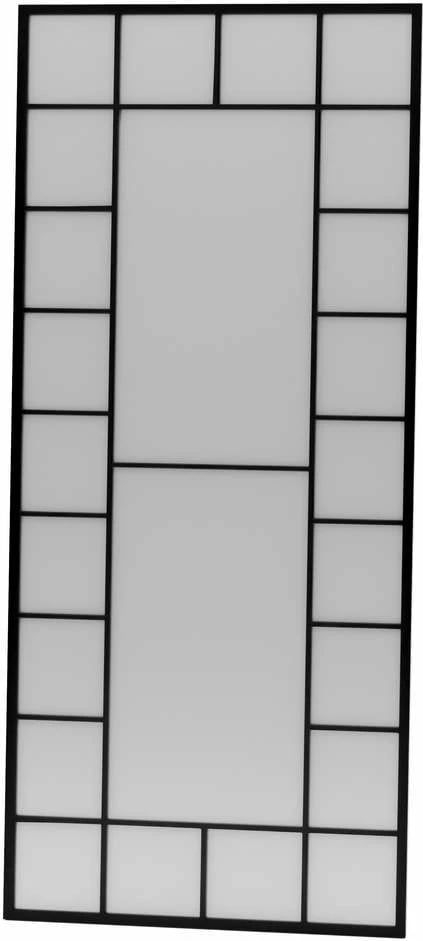 Pasqyrë Cheval, ngjyrë e zezë, Skye Decor, 80x180cm