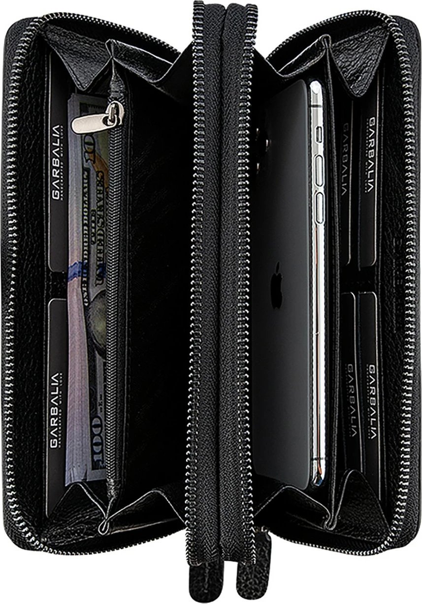 Portofol uniseks Zoozie Bags Orleans, ngjyrë e zezë