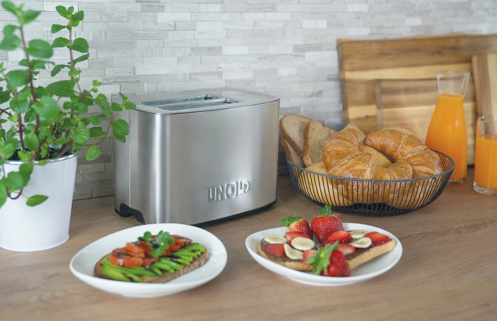 Toaster UNOLD Thommy, 2 feta, Inox Toaster UNOLD Thommy, 2 feta, Inox