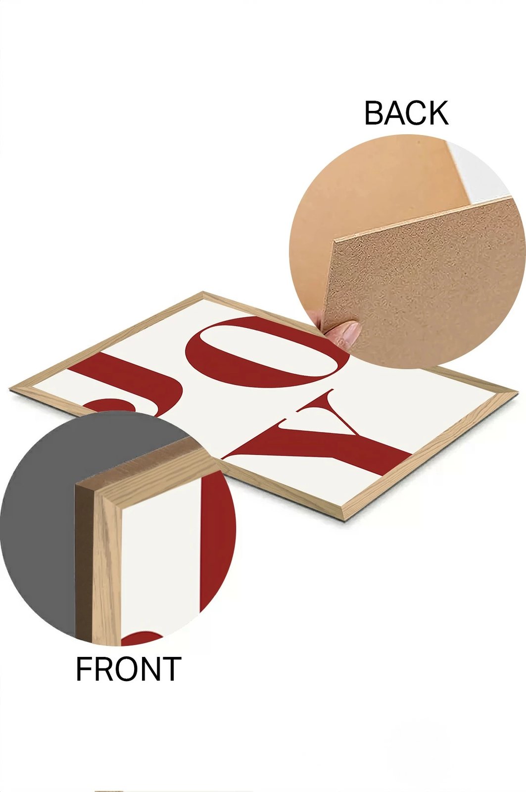 Pikturë dekorative, Wallity, shumëngjyrëshe, Tekhammdf74, 33x48cm