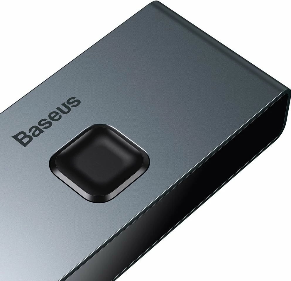 Switch HDMI Baseus CAHUB-BC0G, 2x HDMI, 4K/30Hz, Gri Switch HDMI Baseus CAHUB-BC0G, 2x HDMI, 4K/30Hz, Gri