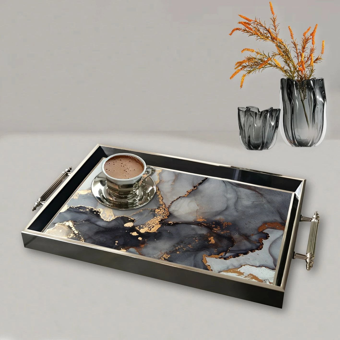Tabaka qelqi Aberto Design TPG9869, 50 x 29 x 3.5 cm Tabaka qelqi Aberto Design TPG9869, 50 x 29 x 3.5 cm