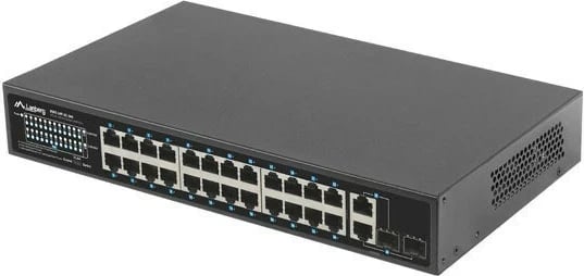 Switch Lanberg RSFE-24P-2C-360, 24x PoE+, 2x SFP, 1U, i zi Switch Lanberg RSFE-24P-2C-360, 24x PoE+, 2x SFP, 1U, i zi
