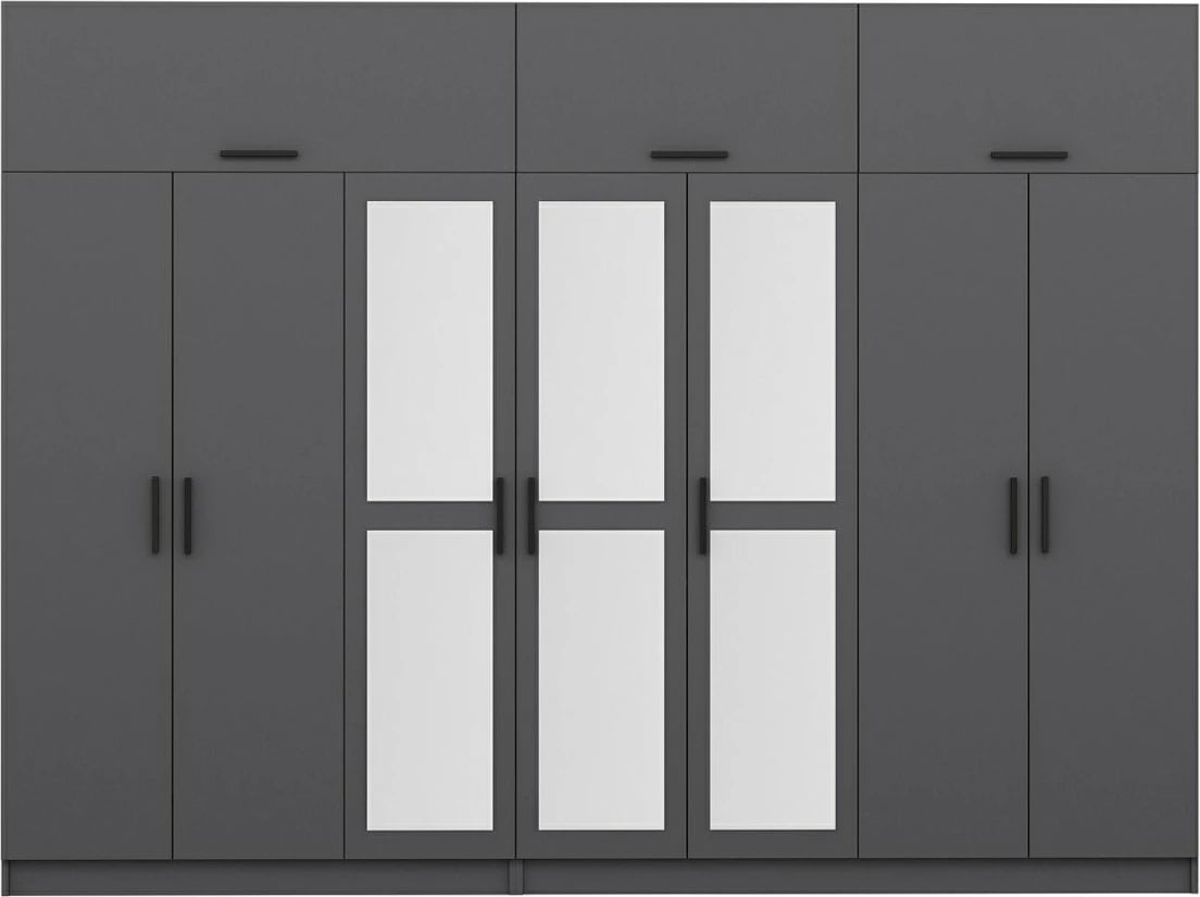 Dollap Skye Decor, ngjyrë antracit, Kale - 5192