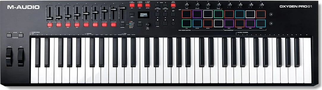 Keyboard Controller M-AUDIO Oxygen Pro 61, 61 keys, USB