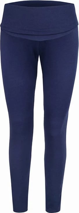 Leggins shtatzënie bel i lartë, milk & love, gjatësi e plotë, pambuk 92% + elastan 8%, madhësia S, blu