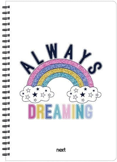 Bllok shënimesh spiral Next 21x29cm, 3 lëndë, Ngjyra