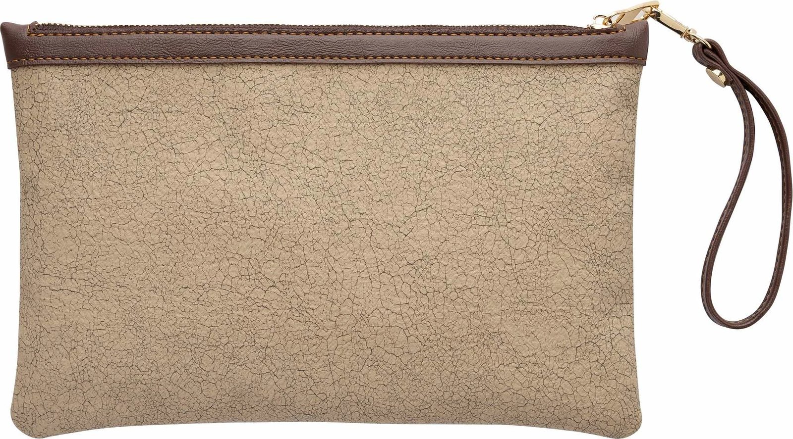 Çantë dore clutch, ngjyrë kafe, Vince Camuto, Terni