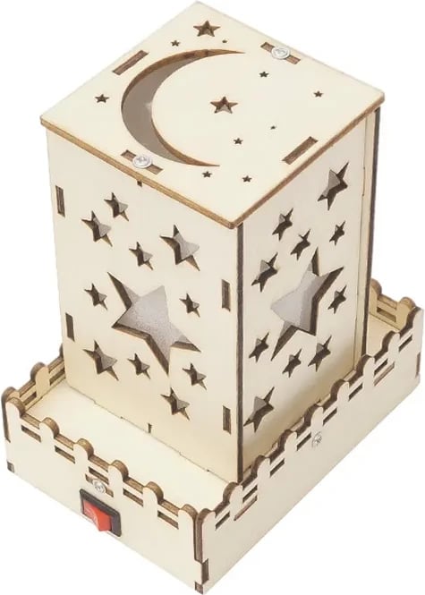 Set shkencorë, Stem, me dritë, në formë yjesh