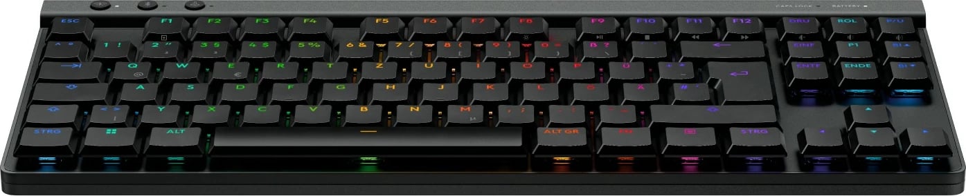Tastierë Logitech G 920-012544, Wired & Wireless, RGB LED, QWERTZ, E zezë