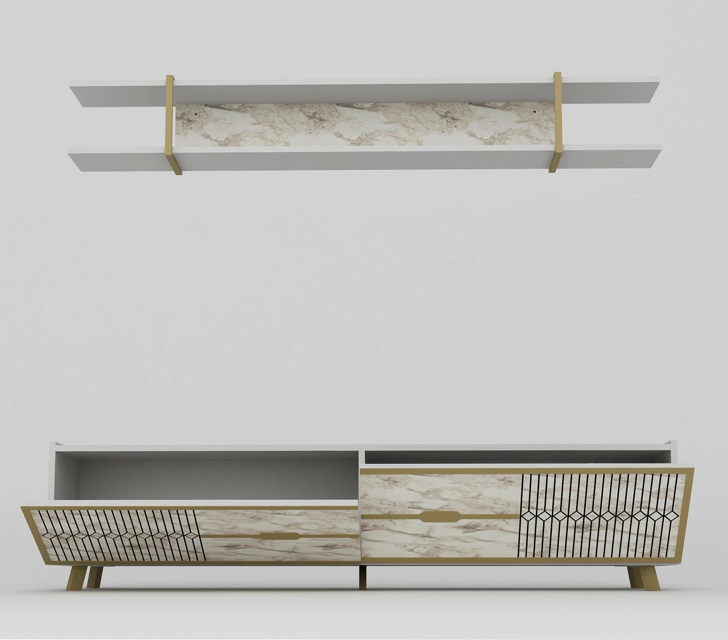 Njësi TV Hanah Home, Frida, e bardhë