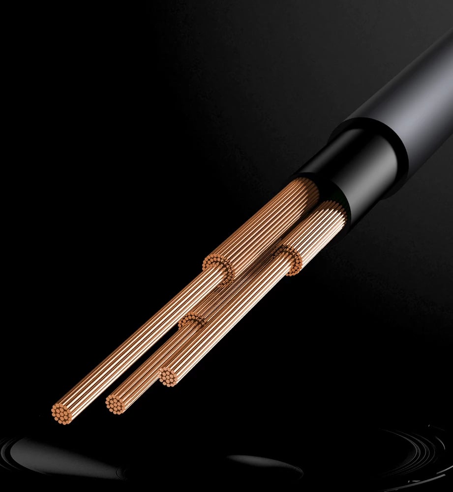 Kabllo audio Baseus CAM01-01, 1.2m, USB Type-C në 3.5mm, e zezë