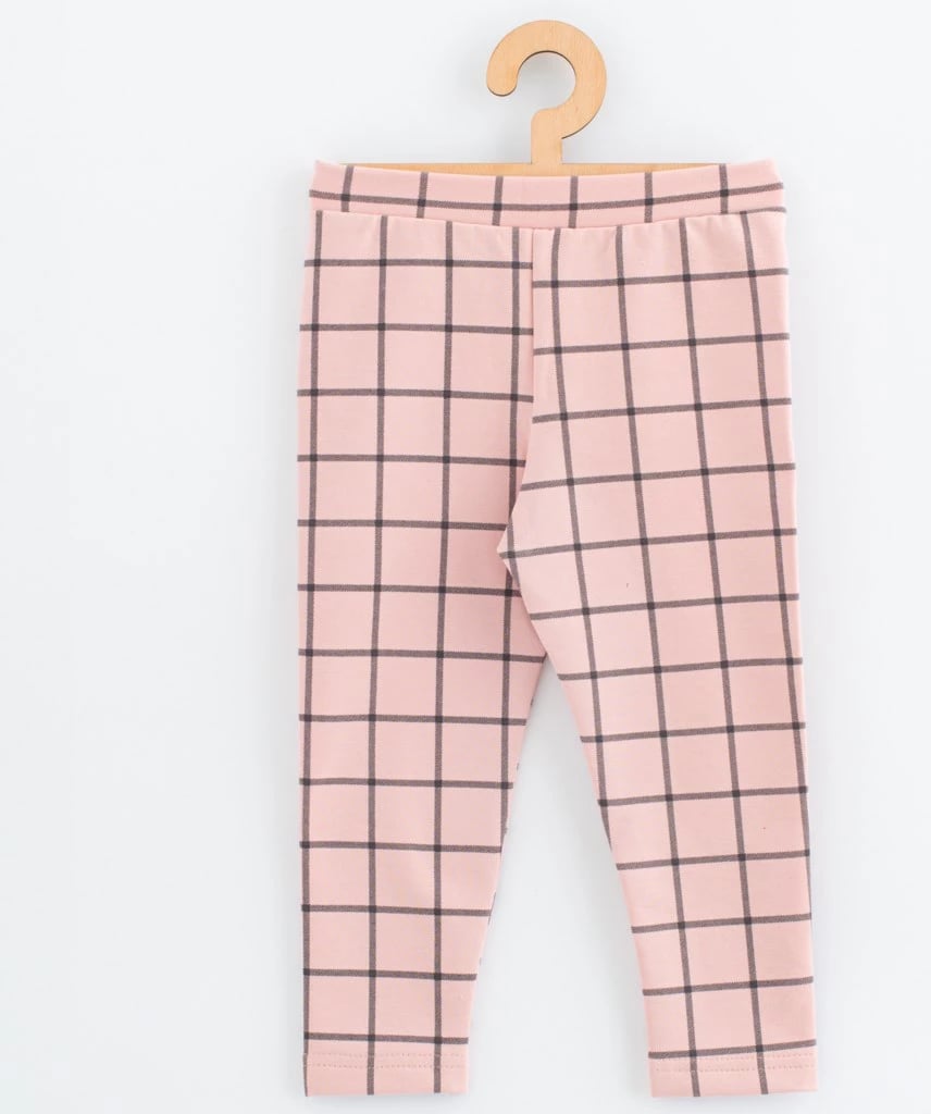 Legginsa vajzash New Baby Kindergarten 116/122, pambuk 95% elastan 5%, rozë
