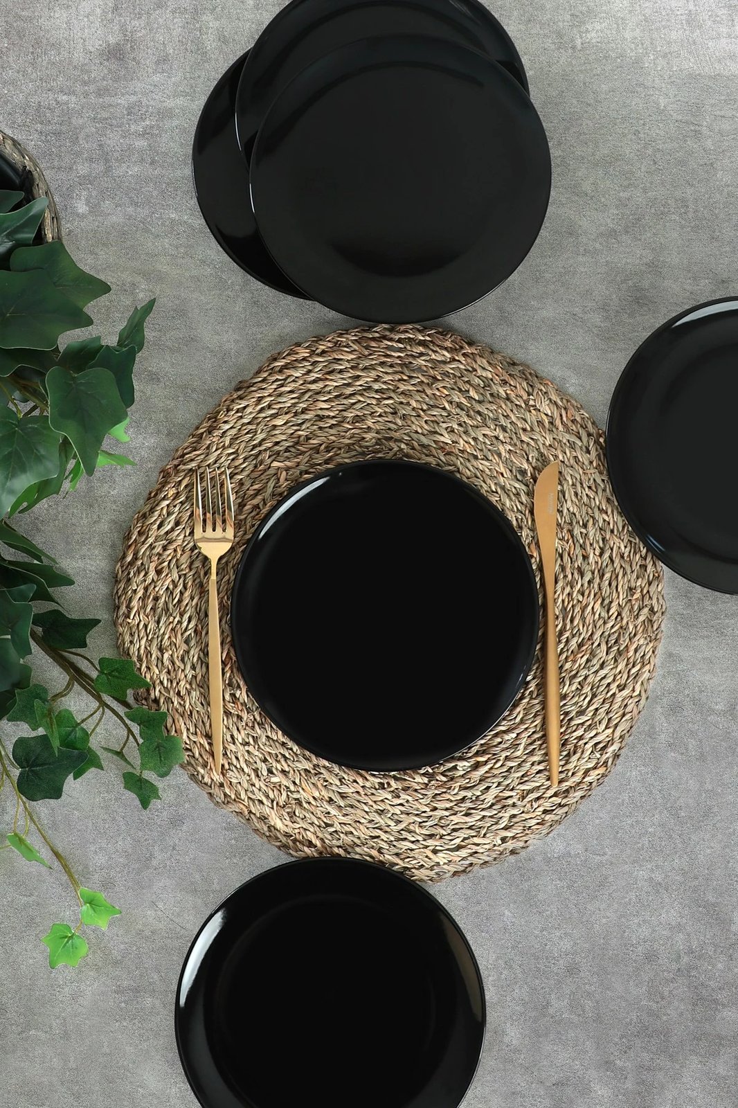 Set pjatash ëmbëlsirash qeramike (6 copë), Hermia Concept, ST025006F650A000000MASD400