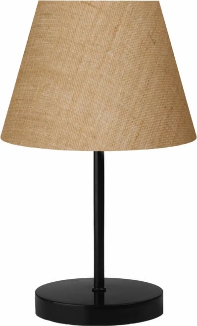 Llambë tavoline PWL-1146 E27 bezhë-e zezë D22x37cm