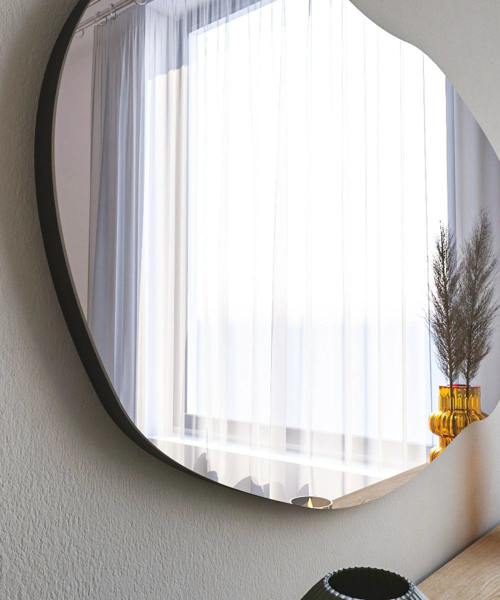 Pasqyrë Lossa, ngjyrë e zezë, Hanah Home