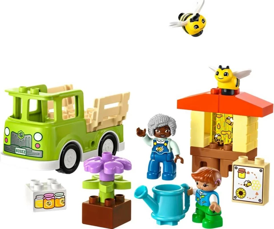 Set lodrash LEGO DUPLO 10419 Bee Care and Hives, 22 pjesë, plastikë, për fëmijë 2+ Set lodrash LEGO DUPLO 10419 Bee Care and Hives, 22 pjesë, plastikë, për fëmijë 2+
