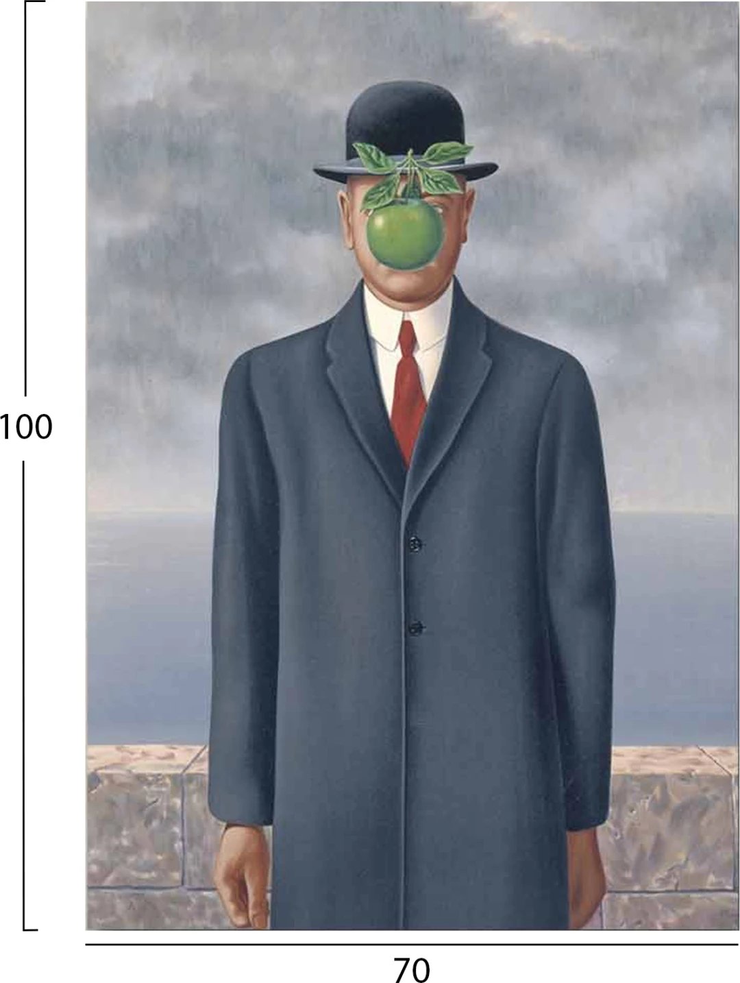 Pikturë muri GOBI FH4853, kanavacë e printuar, 70x3x100cm