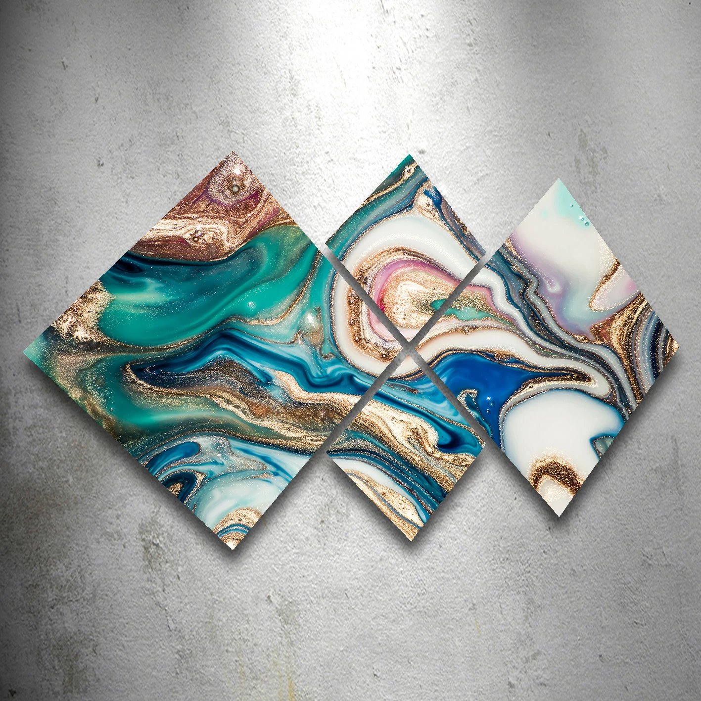 Pikturë dekorative MDF, 4 pjesë, Wallity, 4MDF1033479244