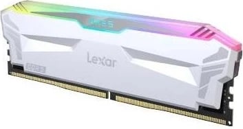 RAM Memorje Lexar Ares Gaming RGB, 32GB [2x16GB 6400MHz DDR5 CL32 DIMM], e bardhë