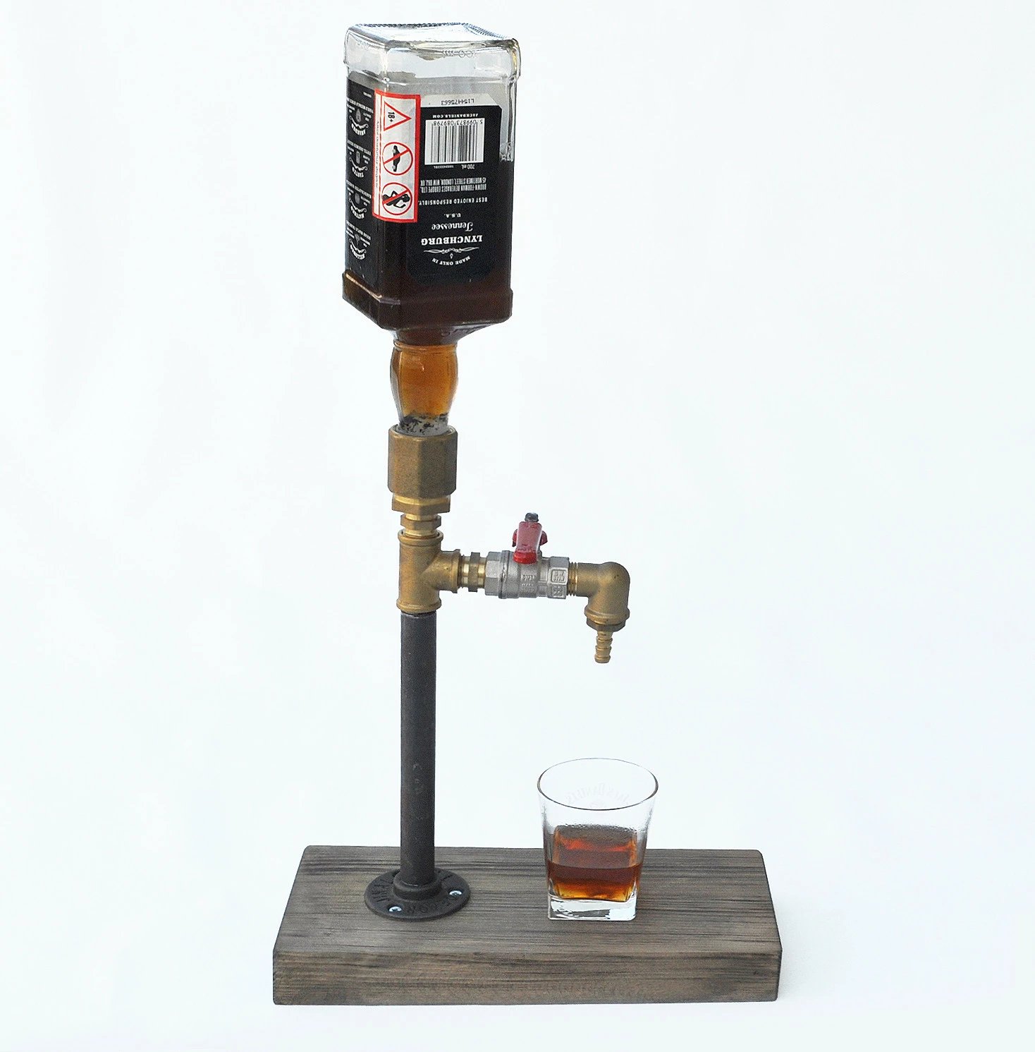 Dispenser pije, ngjyrë arre dhe ari, Skye Decor, Dsp003