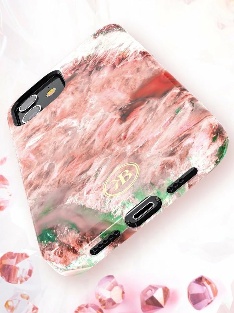 Mbështjellës Kingxbar Agate Series për iPhone 12 mini, Kuq