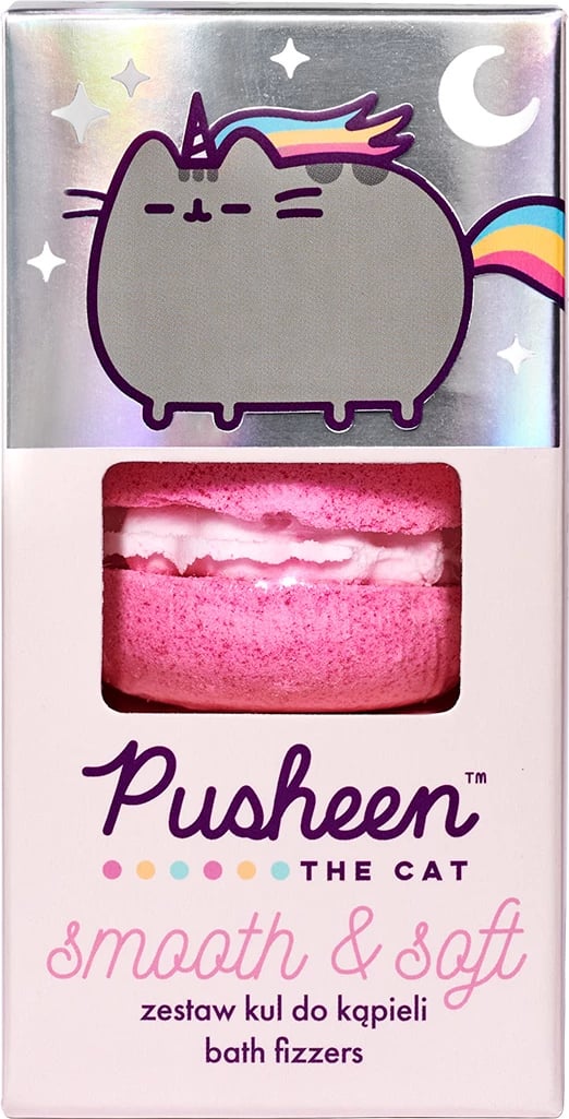 Toptha për banjë Pusheen Smooth & Soft Bath Fizzers 3x50g