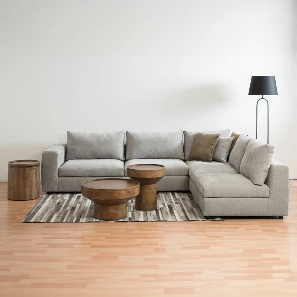 Tavolinë anësore Dubai, dru mango, ngjyrë arre, 50x50x54 cm