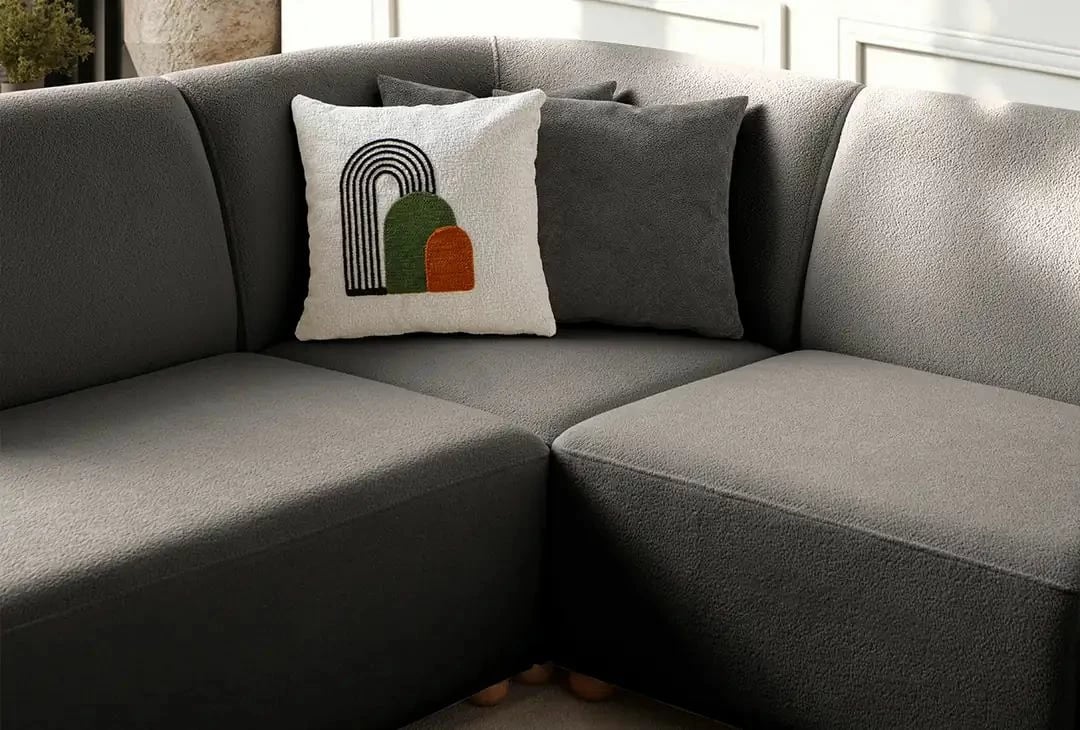 Këndare S-Loft majtas, ngjyrë antracit, Atelier del Sofa