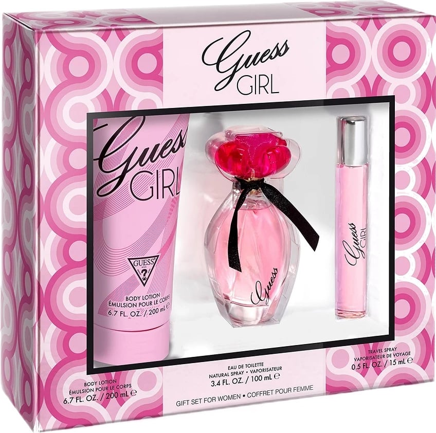Set për femra Guess Girl Eau de Toilette 100ml + Eau de Toilette 15ml + Body Balm 200ml