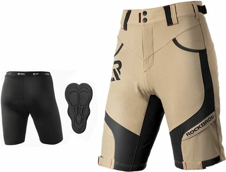 Shorce çiklizmi për meshkuj Rockbros 2in1 XL