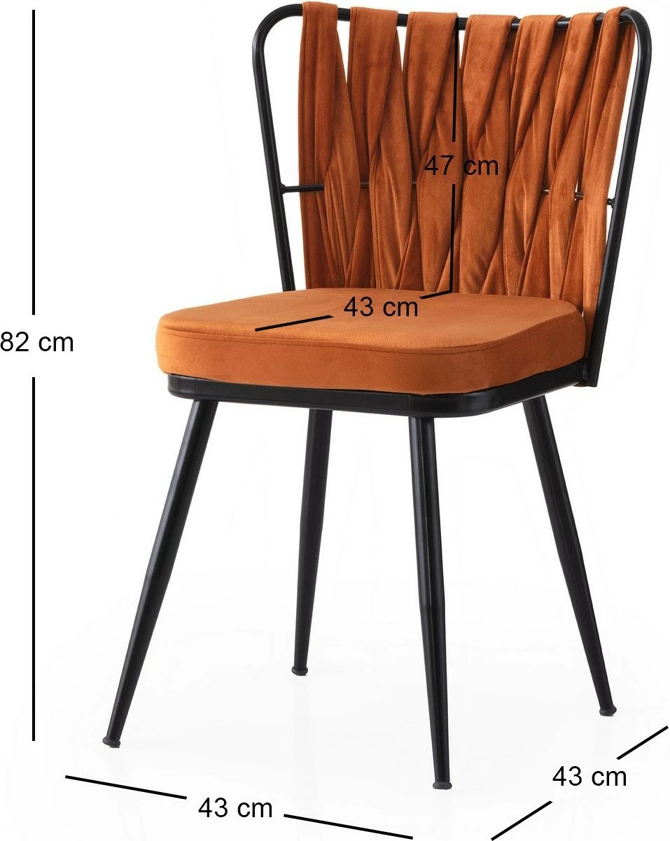 Set karrigesh (4 copë), Hanah Home, Kuşaklı - 224 V4