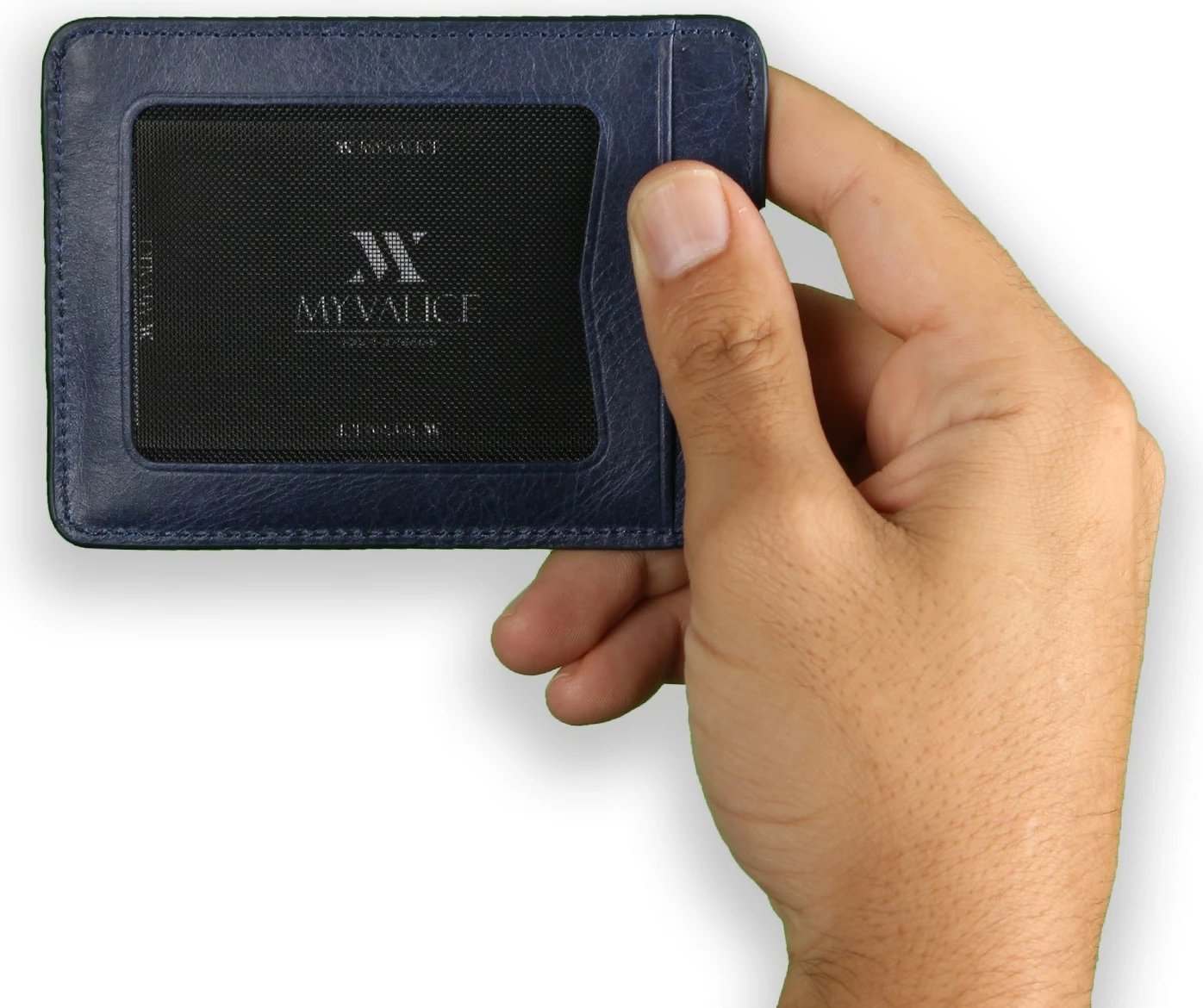 Portofol lëkure, ngjyrë kaltër, Zoozie Bags, 3543