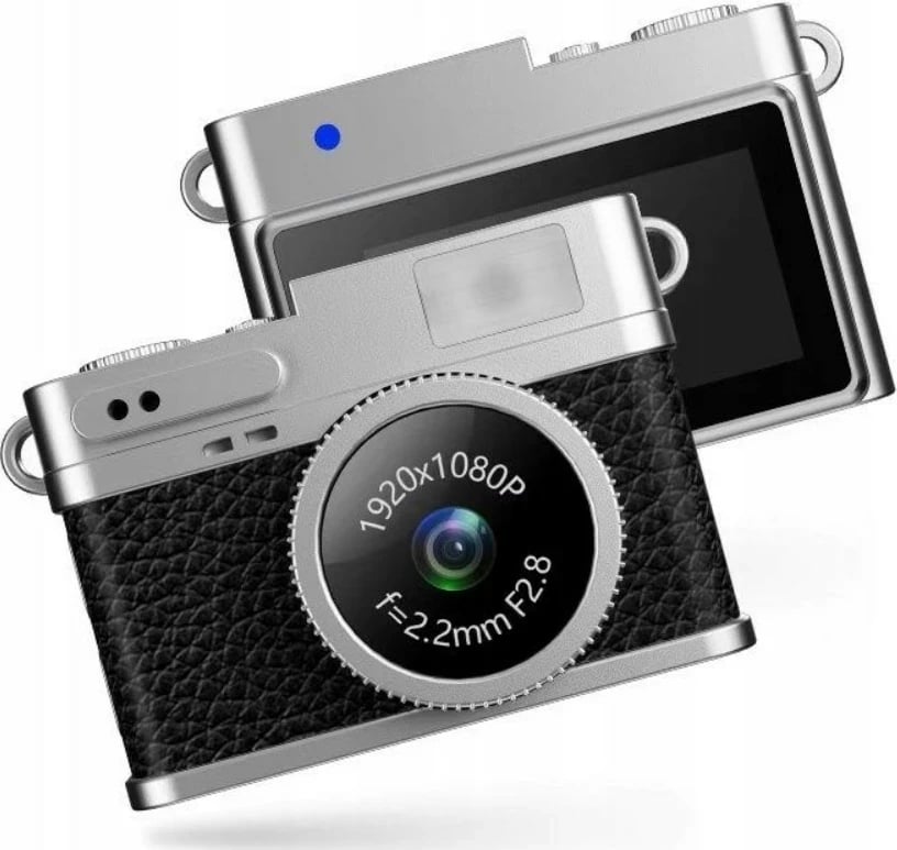 Kamerë kompakte XREC X4, 2MP, Full HD, breloc, e zezë