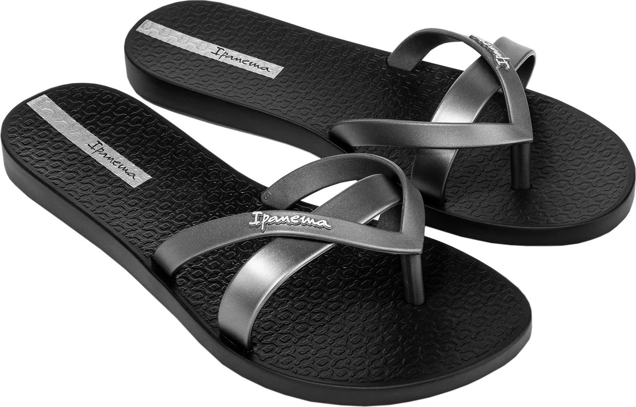 Pantofla plazhi për femra Ipanema, të zeza-hiri Pantofla plazhi për femra Ipanema, të zeza-hiri