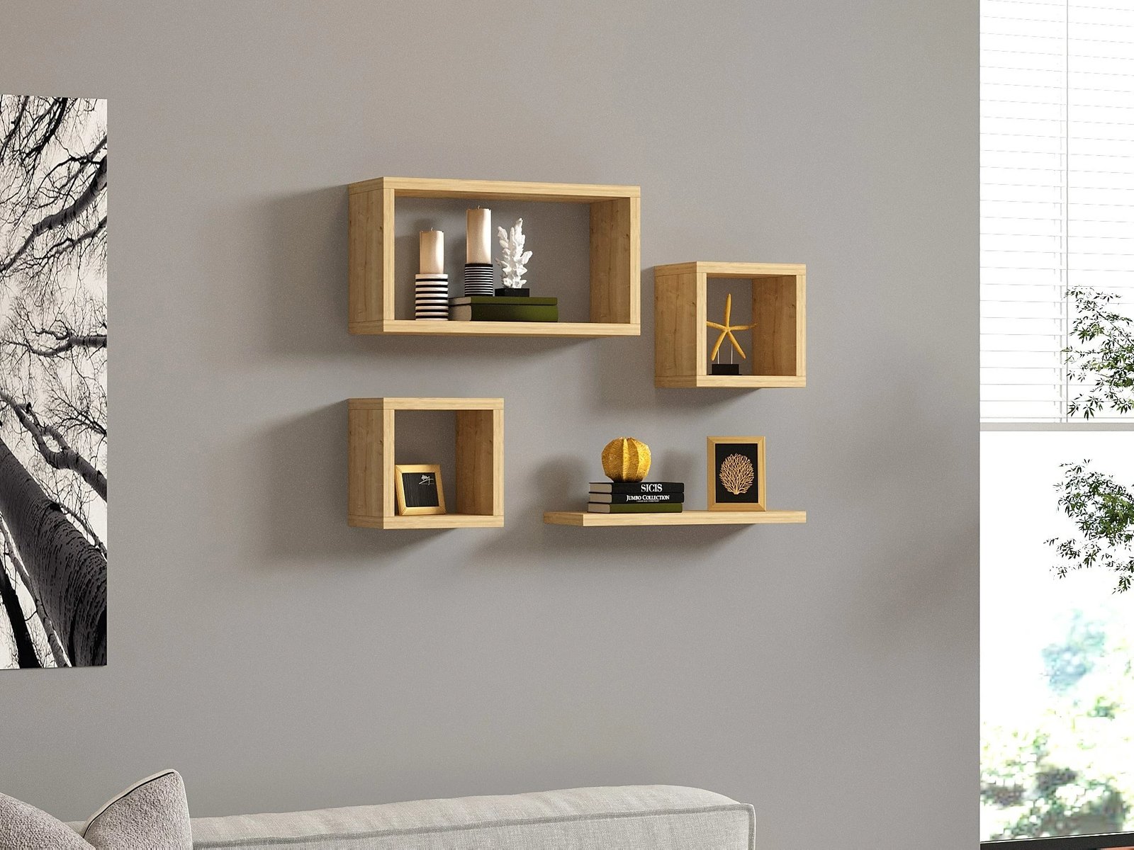 Raft muri Hanah Home, Babi, ngjyrë lisi safir