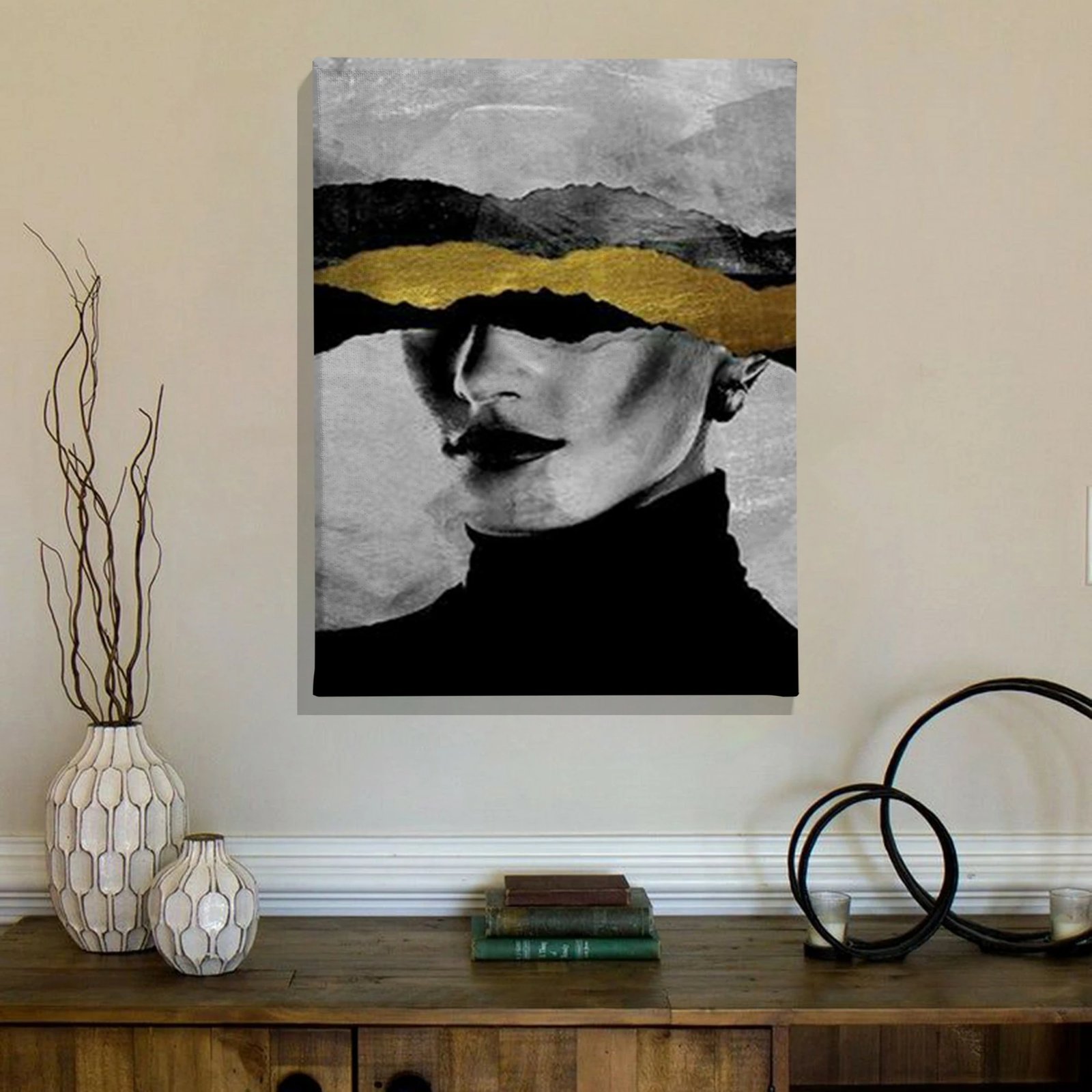 Pikturë dekorative në kanavacë, shumëngjyrëshe, Wallity, ASR_CNV25-43, 50x70cm