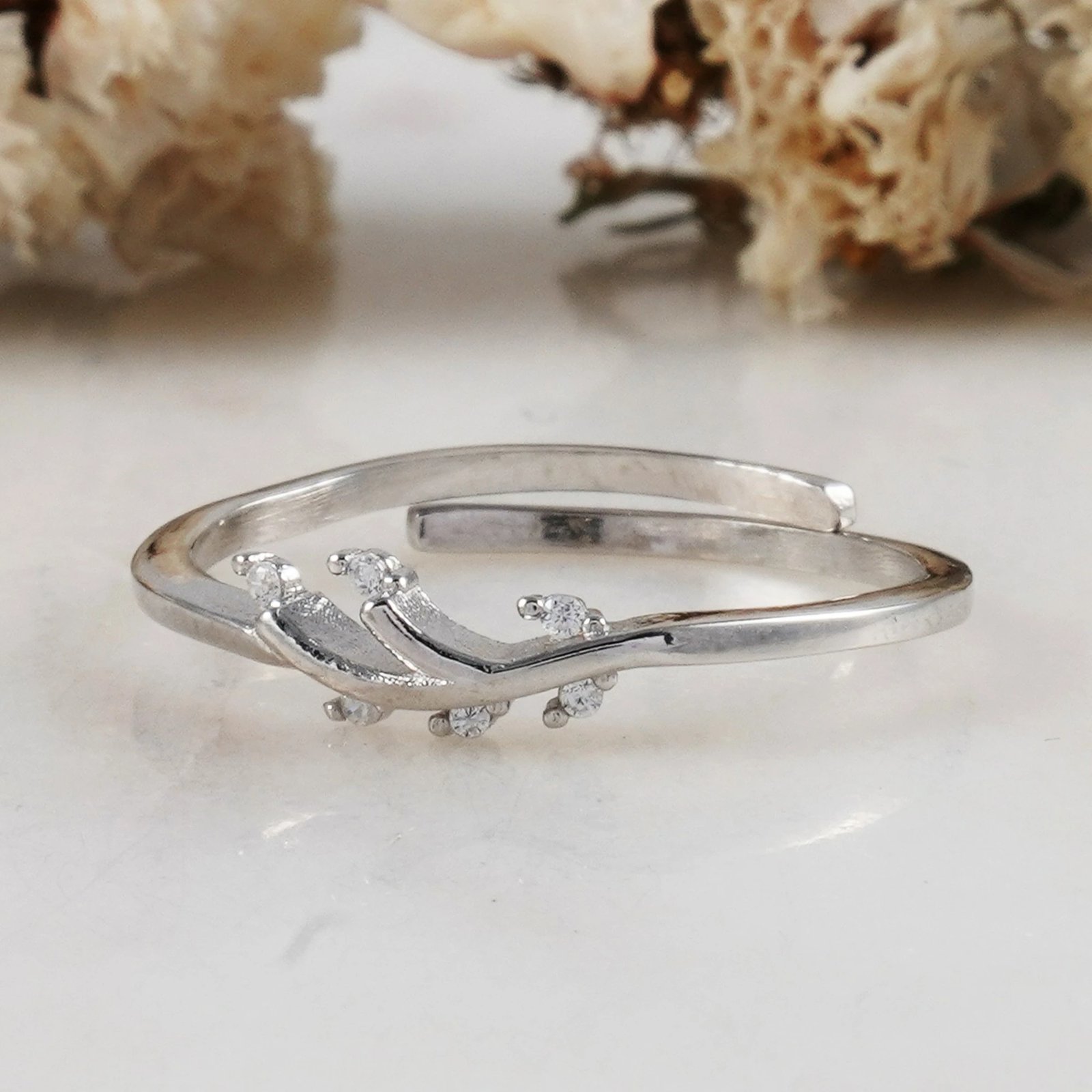 Unazë argjendi Jumeon, 11419ROD, e rregullueshme